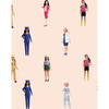 Career Barbie Removable Wallpaper, Peach - Wallpaper - 1 - thumbnail