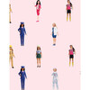 Career Barbie Removable Wallpaper, Pink - Wallpaper - 1 - thumbnail