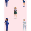 Career Barbie Removable Wallpaper, Pink - Wallpaper - 2