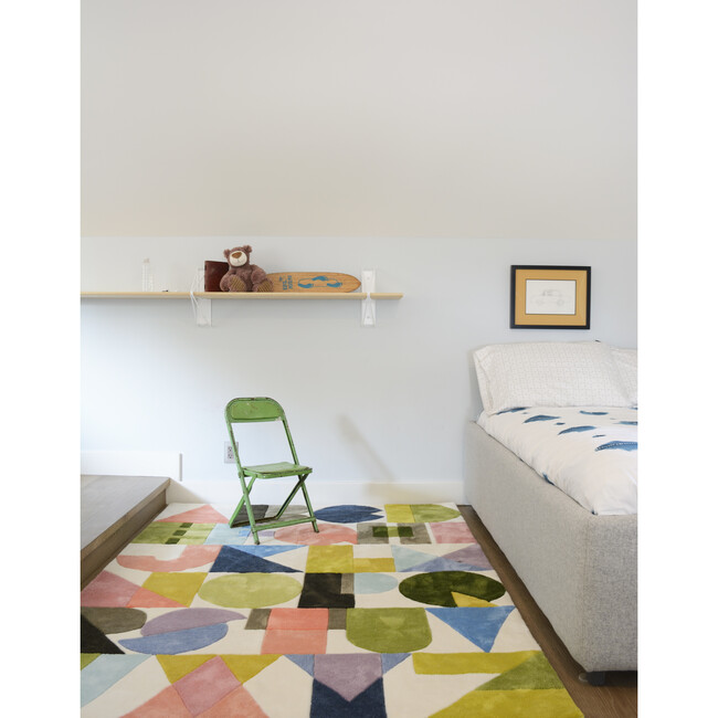 Lulu ABC Shapes Hand-Tufted Rug, Multi - Rugs - 2