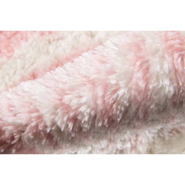 Kalahari Faux Shag Hand-Tufted Rug, Pink - Rugs - 4
