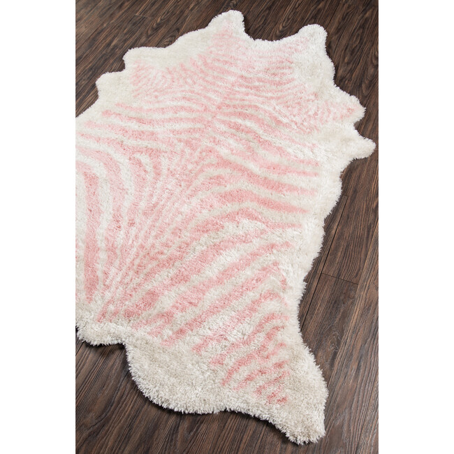 Kalahari Faux Shag Hand-Tufted Rug, Pink - Rugs - 6
