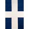 Delmar Chevalier Hand-Tufted Wool Rug, Navy - Rugs - 1 - thumbnail