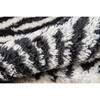 Kalahari Faux Shag Hand-Tufted Rug, Black - Rugs - 3