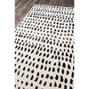Delmar Boho Dots Hand-Tufted Wool Rug, Ivory/Black - Rugs - 7