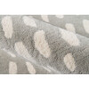 Delmar Boho Dots Hand-Tufted Wool Rug, Grey - Rugs - 4