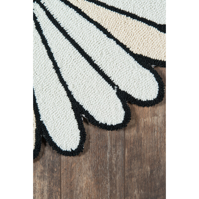 Daisy Hand-Hooked Rug, Ivory - Rugs - 5