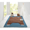 Atticus Teddy Hand-Tufted Wool Rug, Navy - Rugs - 2