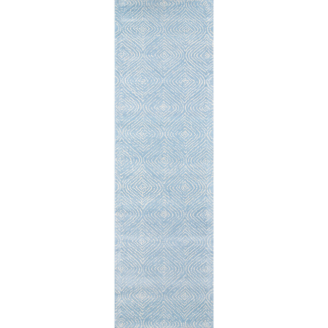 Roman Holiday Via del Corso Rug, Light Blue - Rugs - 2
