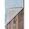 Roman Holiday Via del Corso Rug, Light Blue - Rugs - 5