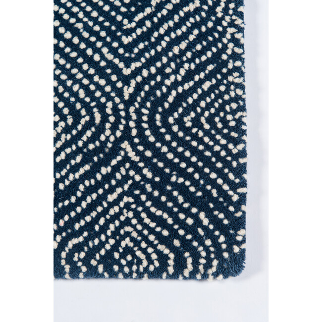 Roman Holiday Via del Corso Rug, Navy - Rugs - 6