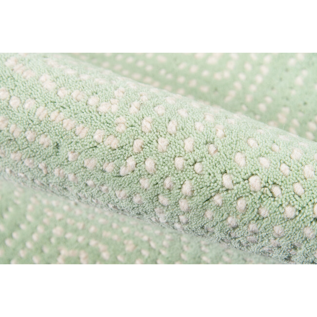 Roman Holiday Via del Corso Rug, Green - Rugs - 5
