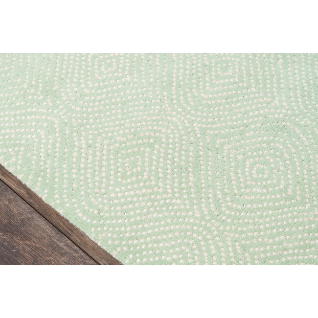 Roman Holiday Via del Corso Rug, Green - Rugs - 8