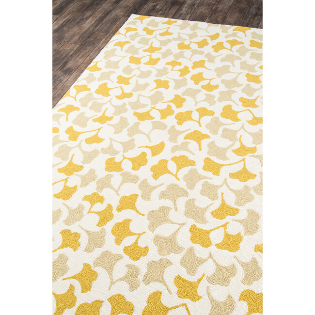 Under A Loggia Botanical Drift Rug, Gold - Rugs - 8