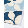 Under A Loggia Botanical Drift Rug, Blue - Rugs - 4