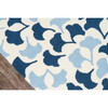 Under A Loggia Botanical Drift Rug, Blue - Rugs - 5