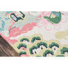 Chinoiserie Adventure Rug, Pink/Ivory - Rugs - 5