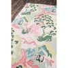 Chinoiserie Adventure Rug, Pink/Ivory - Rugs - 6