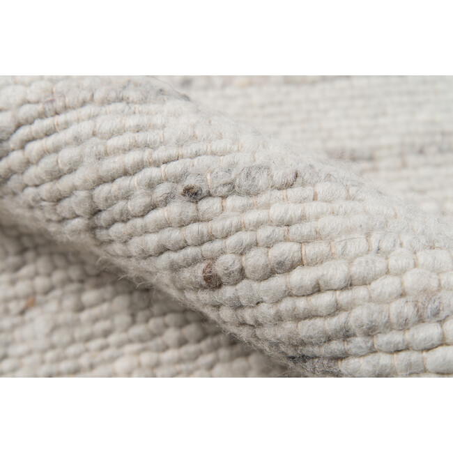 Richmond Collins Handwoven Wool Rug, Ivory - Rugs - 3