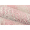 Marlborough Charles Plaid Handwoven Wool Rug, Pink - Rugs - 4