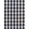 Marlborough Charles Plaid Handwoven Wool Rug, Navy - Rugs - 1 - thumbnail