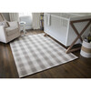 Marlborough Charles Plaid Handwoven Wool Rug, Grey - Rugs - 2