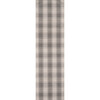 Marlborough Charles Plaid Handwoven Wool Rug, Grey - Rugs - 3