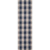 Marlborough Charles Plaid Handwoven Wool Rug, Navy - Rugs - 3