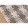 Marlborough Charles Plaid Handwoven Wool Rug, Grey - Rugs - 5