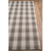 Marlborough Charles Plaid Handwoven Wool Rug, Grey - Rugs - 6