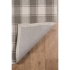 Marlborough Charles Plaid Handwoven Wool Rug, Grey - Rugs - 7