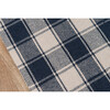 Marlborough Charles Plaid Handwoven Wool Rug, Navy - Rugs - 5