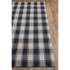 Marlborough Charles Plaid Handwoven Wool Rug, Navy - Rugs - 6