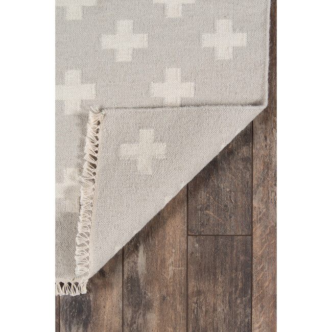 Topanga Lucille Handwoven Wool Rug, Grey - Rugs - 4