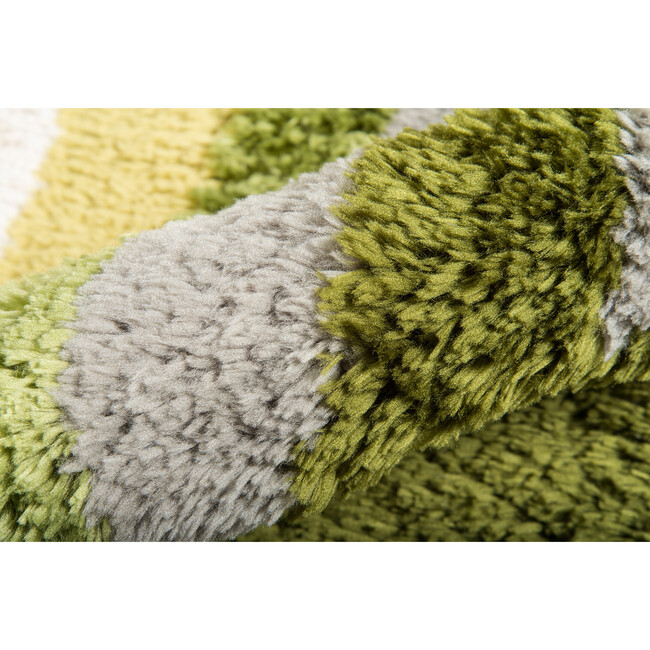 Retro Bullseye Hand-Tufted Rug, Green - Rugs - 4