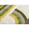 Retro Bullseye Hand-Tufted Rug, Green - Rugs - 5