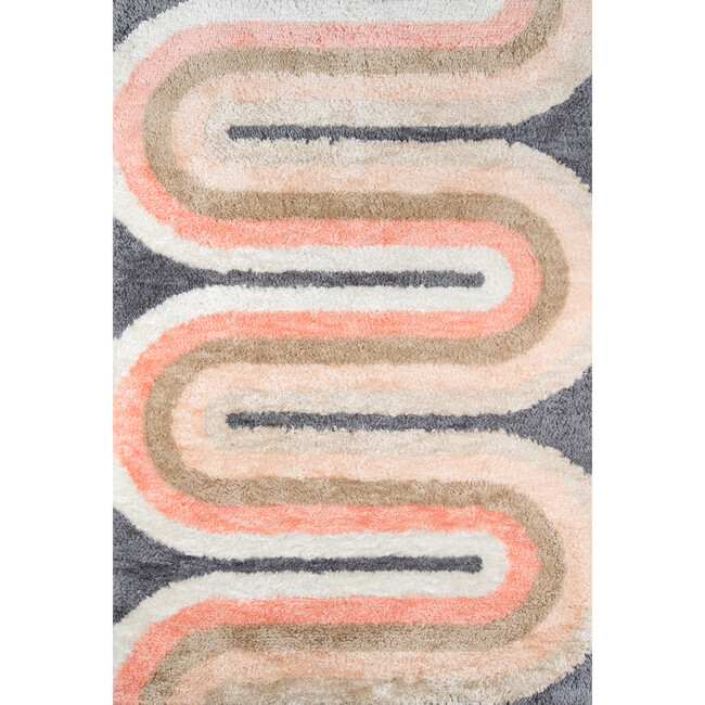 Retro Wave Hand-Tufted Rug, Pastel - Rugs - 1