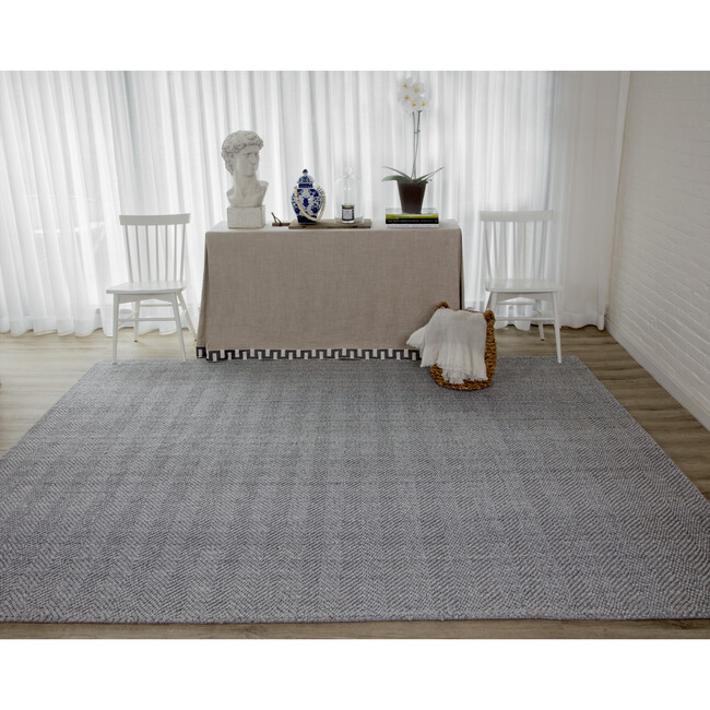 Ledgebrook Washington Handwoven Rug, Grey - Rugs - 4