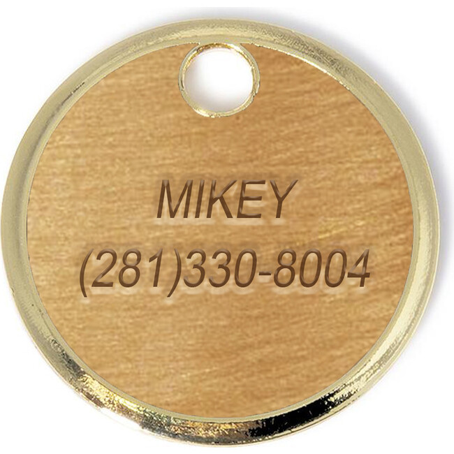 Wander Tag, Black and Gold - Pet ID Tags - 2