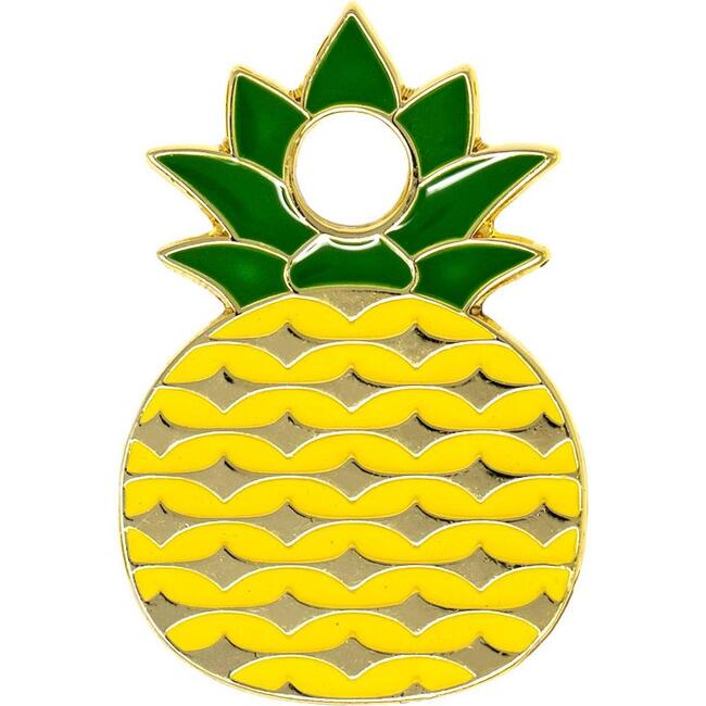 Pineapple Tag, Yellow - Pet ID Tags - 1
