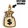 Money Bag Tag, Gold and Black - Pet ID Tags - 4 - thumbnail