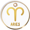 Zodiac Tag, White and Gold - Pet ID Tags - 5