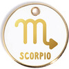 Zodiac Tag, White and Gold - Pet ID Tags - 12