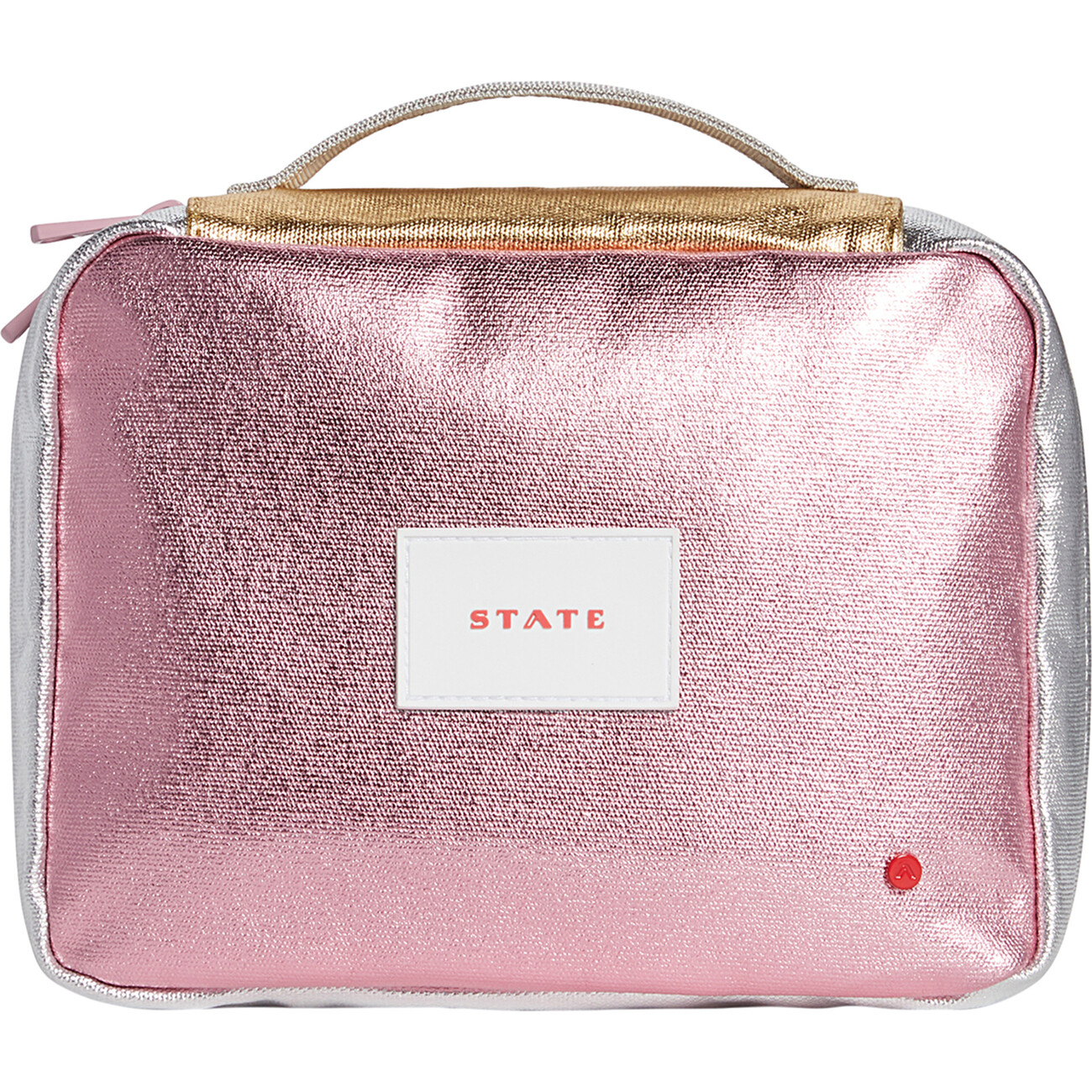 Bensen Dopp Kit, Pink and Silver - STATE Bags & Luggage