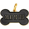 Treat Yo Self Pet ID Tag, Black - Pet ID Tags - 1 - thumbnail
