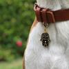 Hamsa Pet ID Tag, Black and Gold - Pet ID Tags - 4