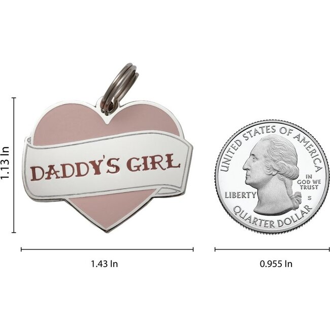 Daddy's Girl Pet ID Tag - Pet ID Tags - 4