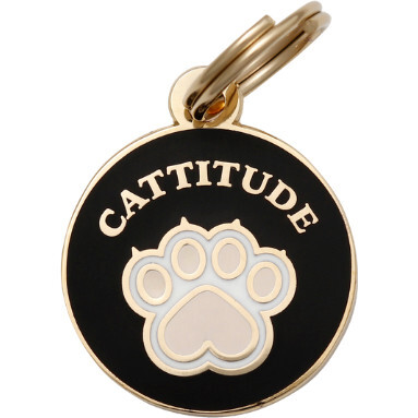 Cattitude Pet ID Tag - Pet ID Tags - 1