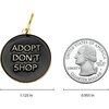 Adopt Don’t Shop Pet ID Tag, Black - Pet ID Tags - 5 - thumbnail