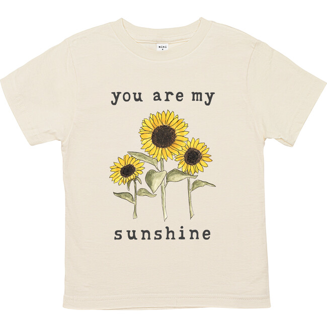 You Are My Sunshine Unbleached Toddler Tee